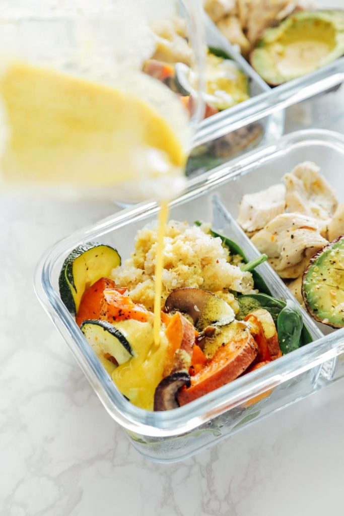 This prep-ahead, sheet-pan meal is easy to make for real-food meals on the go. Makes a great meal prep option for weekly lunches!