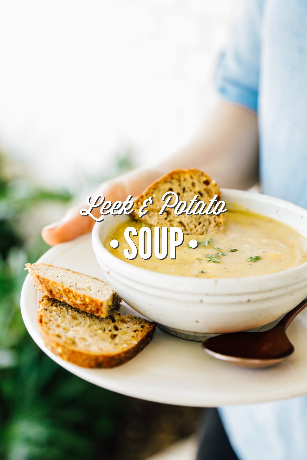 Leek and Potato Soup (Vegetarian-Friendly)