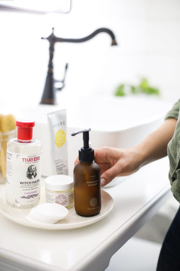 A peek inside my bathroom and my natural skincare practices. The natural products I use and love for aging, sensitive skin. Plus, my natural skincare routine (how to put it all together).