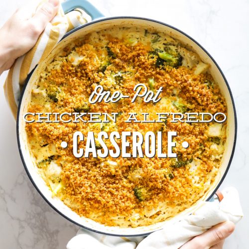 One-Pot Chicken Alfredo Casserole