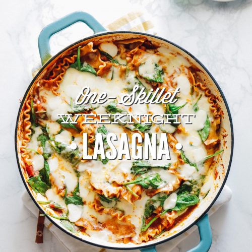 One-Skillet Weeknight Lasagna