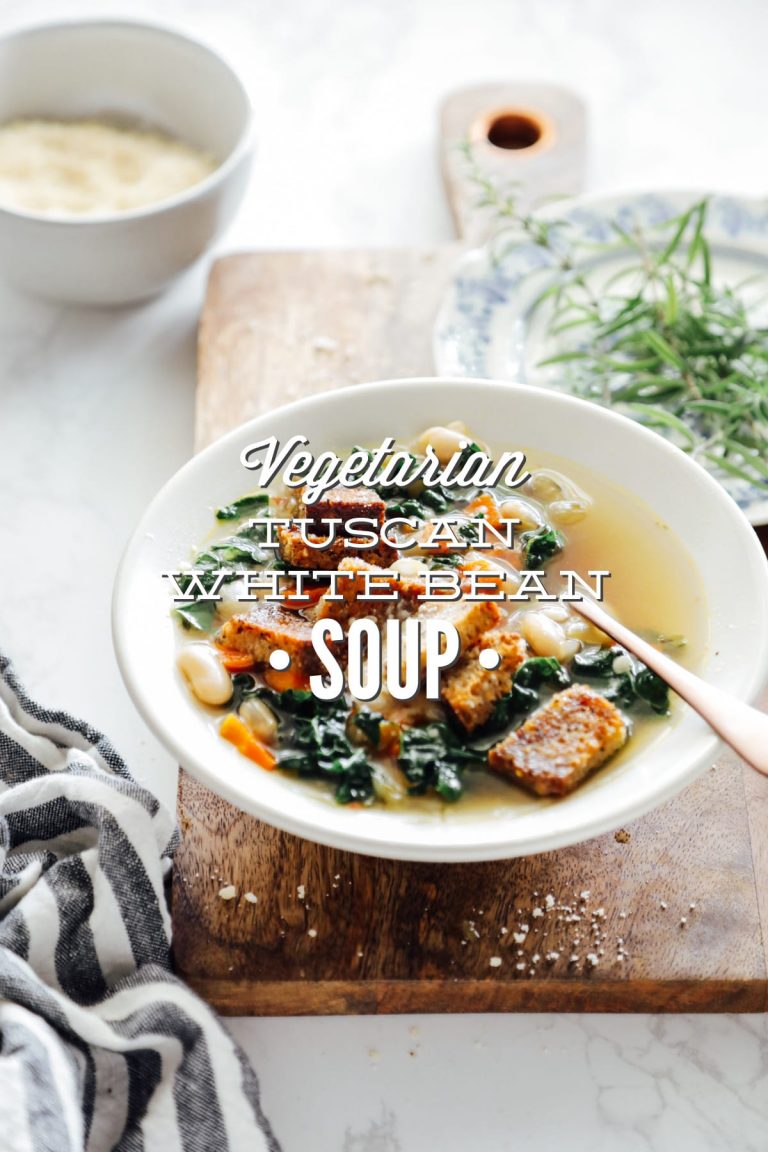 Vegetarian Tuscan White Bean Soup Live Simply