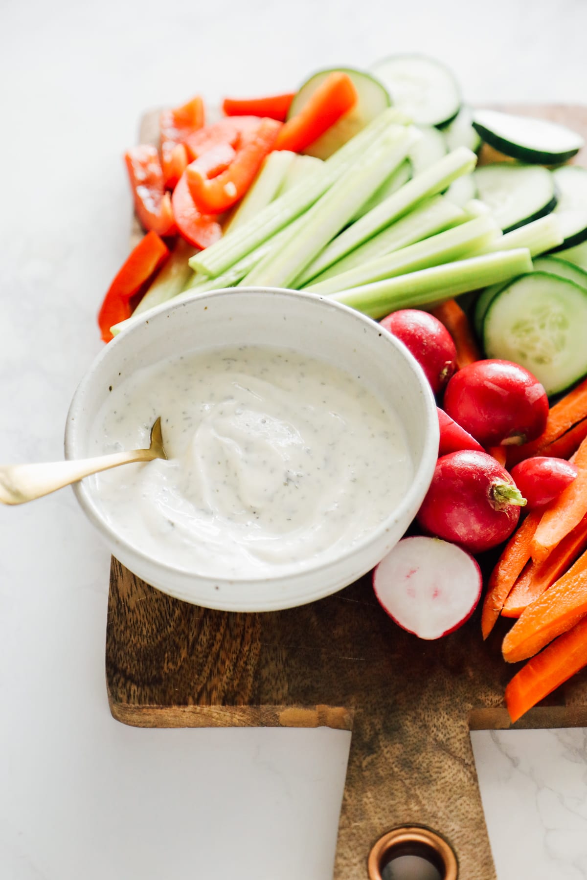 Homemade Ranch Dressing / Dip (with Probiotic Kefir) - Live Simply