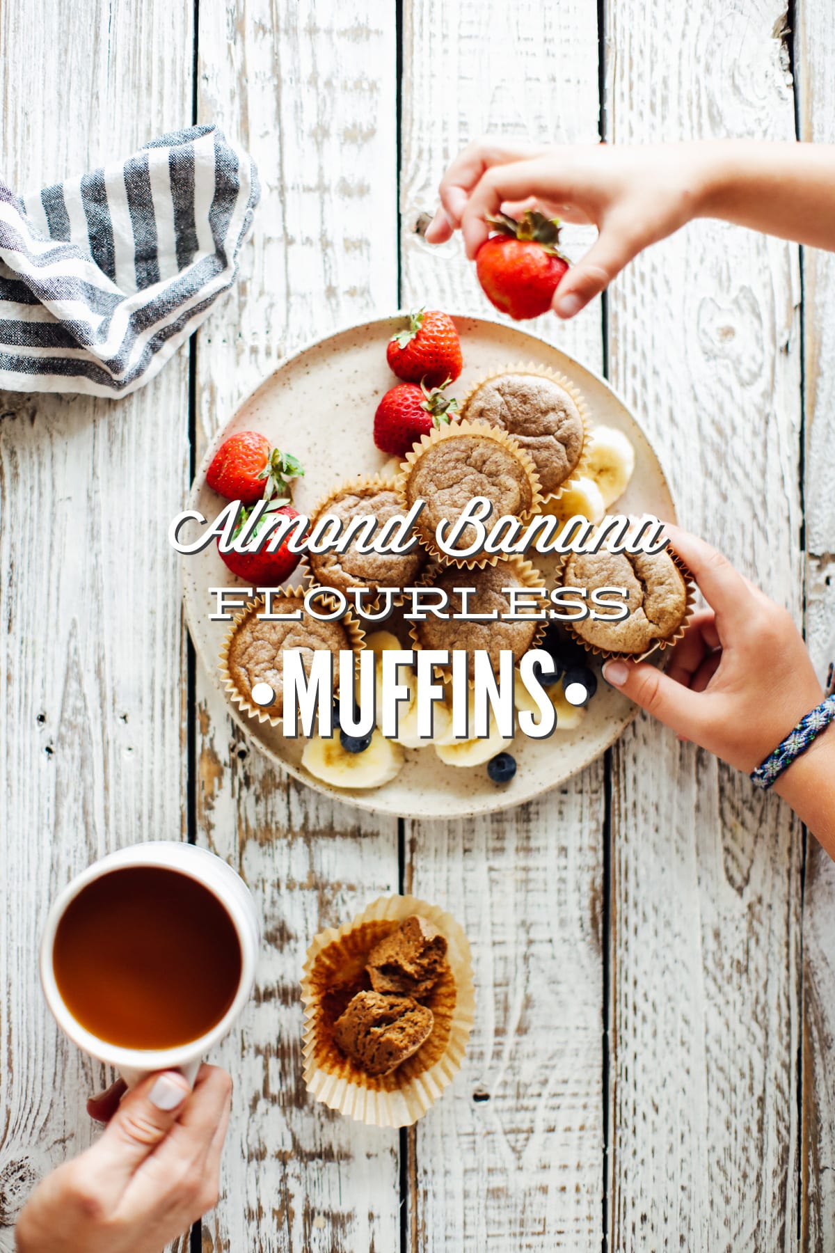 Almond Banana Flourless Muffins (No Bowl Required, Blender Muffins, Gluten-Free)