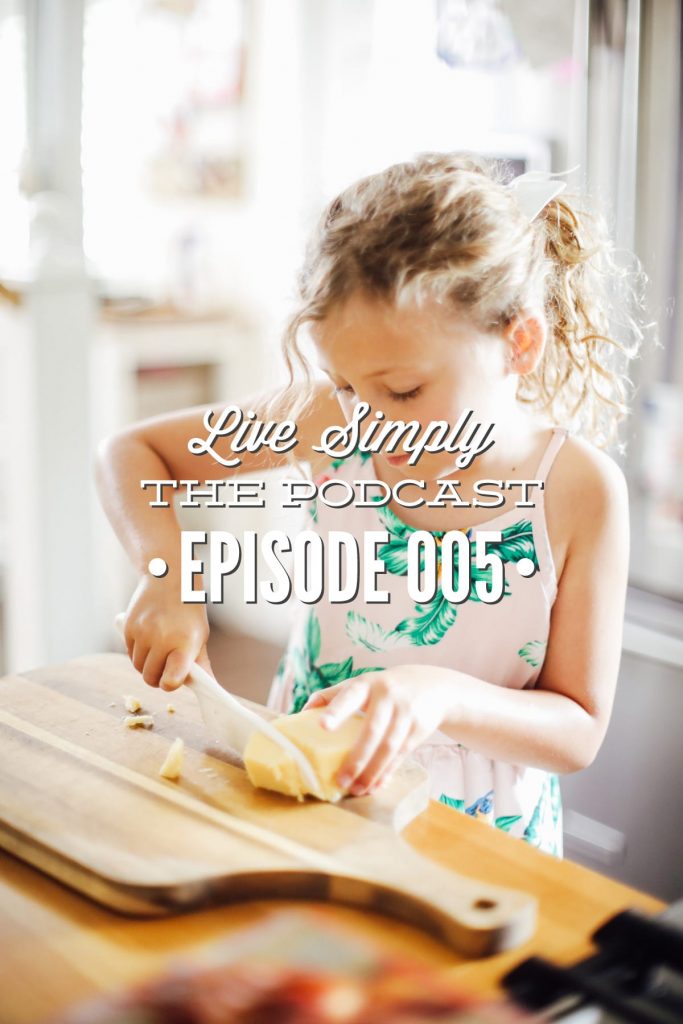 Today on Live Simply, The Podcast, I'm talking to Taesha about kids and real food, picky eaters, and packing real food lunches. Episode 005.