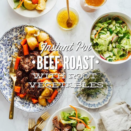 Pot roast best sale veggies instant pot