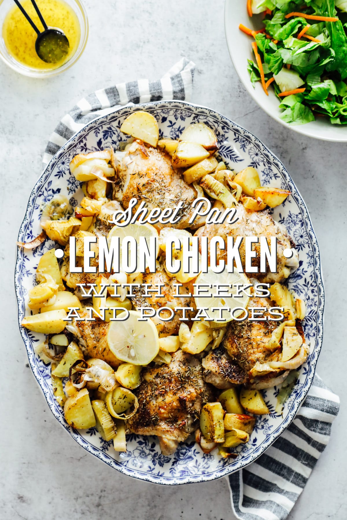 Sheet Pan Meal: Lemon Chicken with Leeks and Potatoes