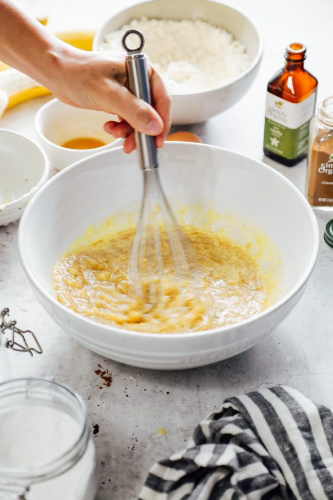 You're going to love these einkorn banana-maple muffins! They have a naturally-sweet flavor (thanks to the banana and maple syrup combo) and a light texture (thanks to the einkorn flour).