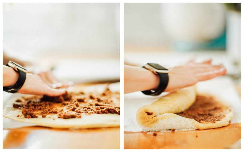 An easy, one-bowl, no-knead cinnamon roll recipe made with ancient einkorn flour.