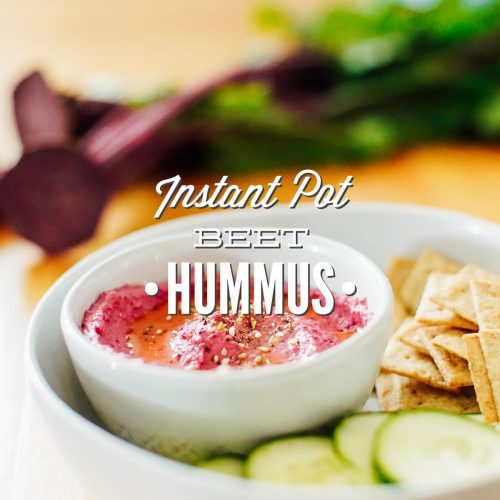 Instant Pot Beet Hummus