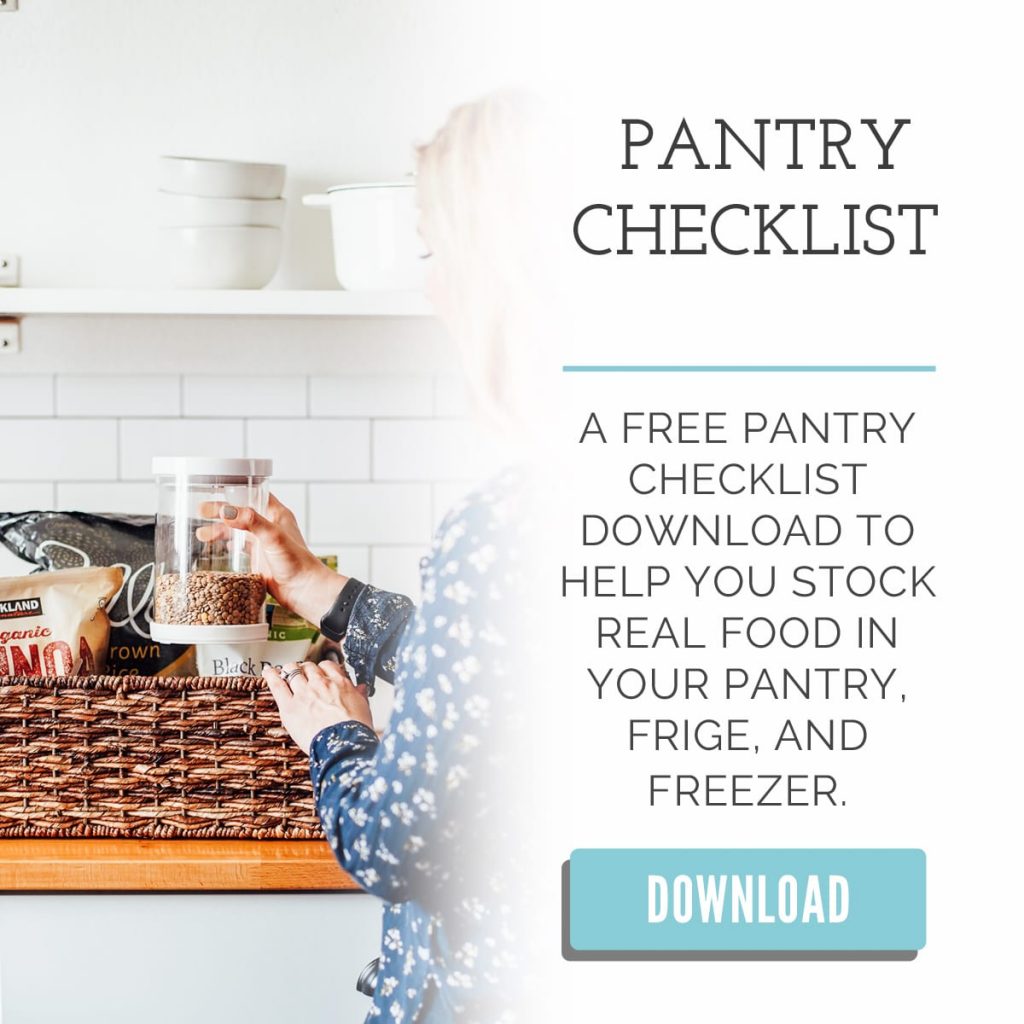 pantry checklist
