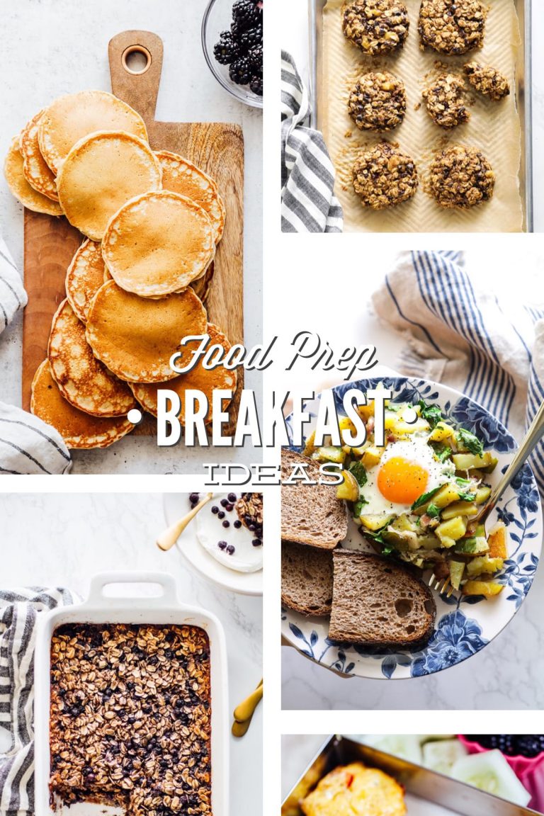 "Real Food" Breakfast Meal Prep Ideas