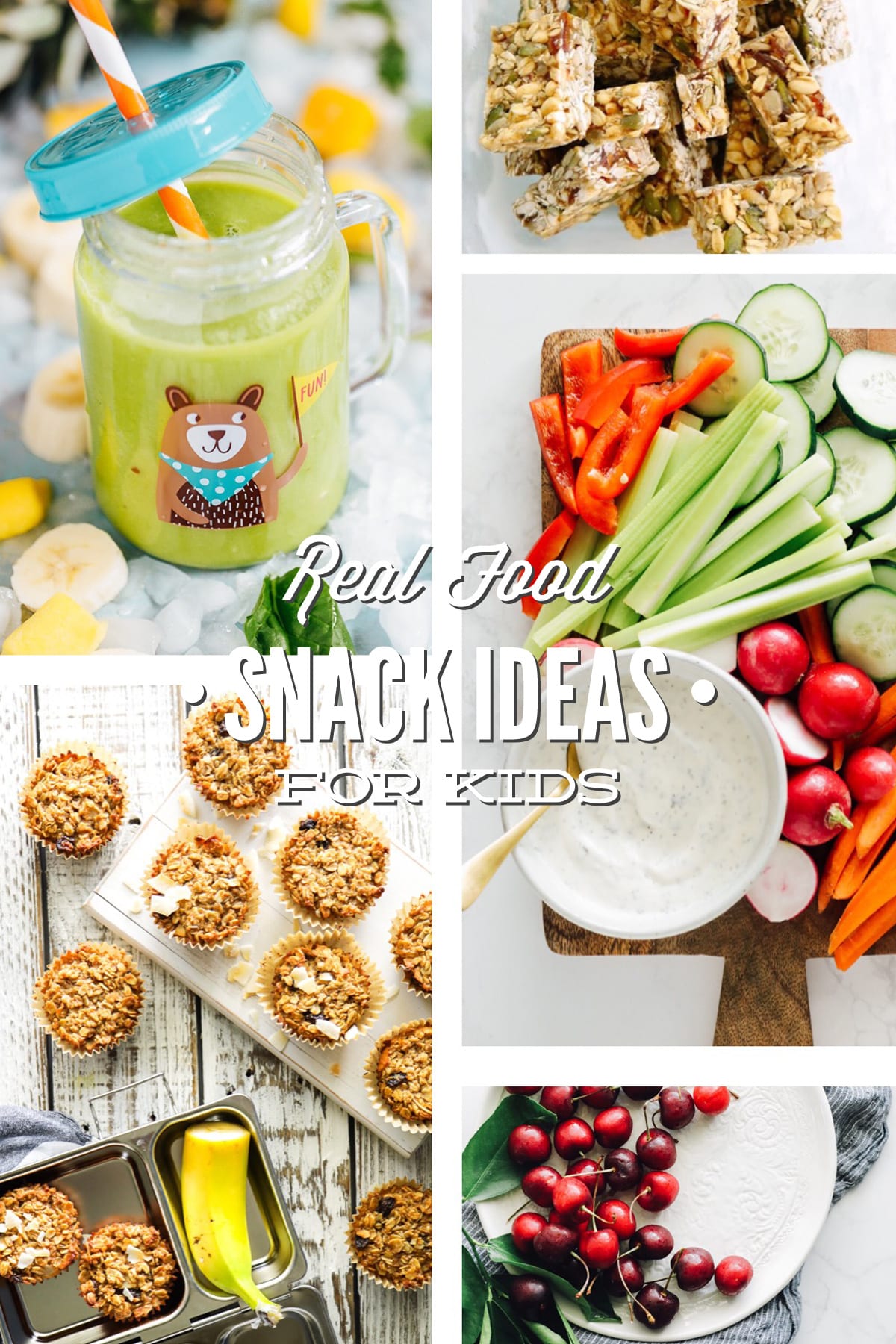 Real Food Snack Ideas For Kids 