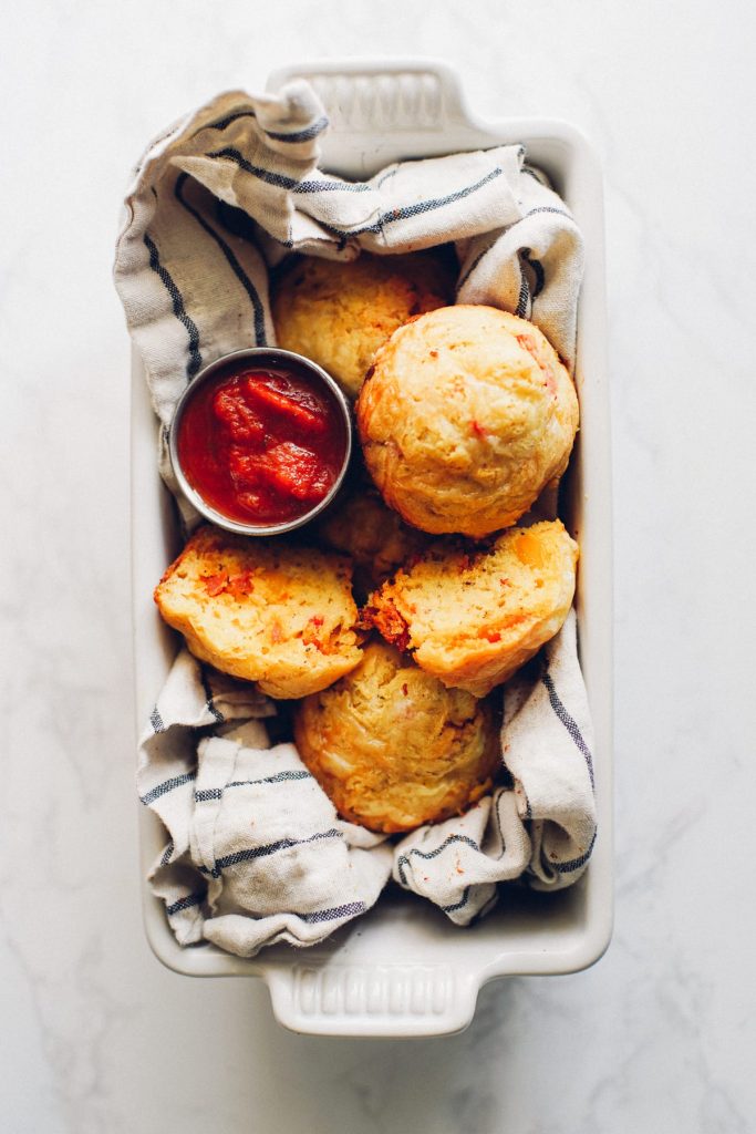 Einkorn Pizza Muffins