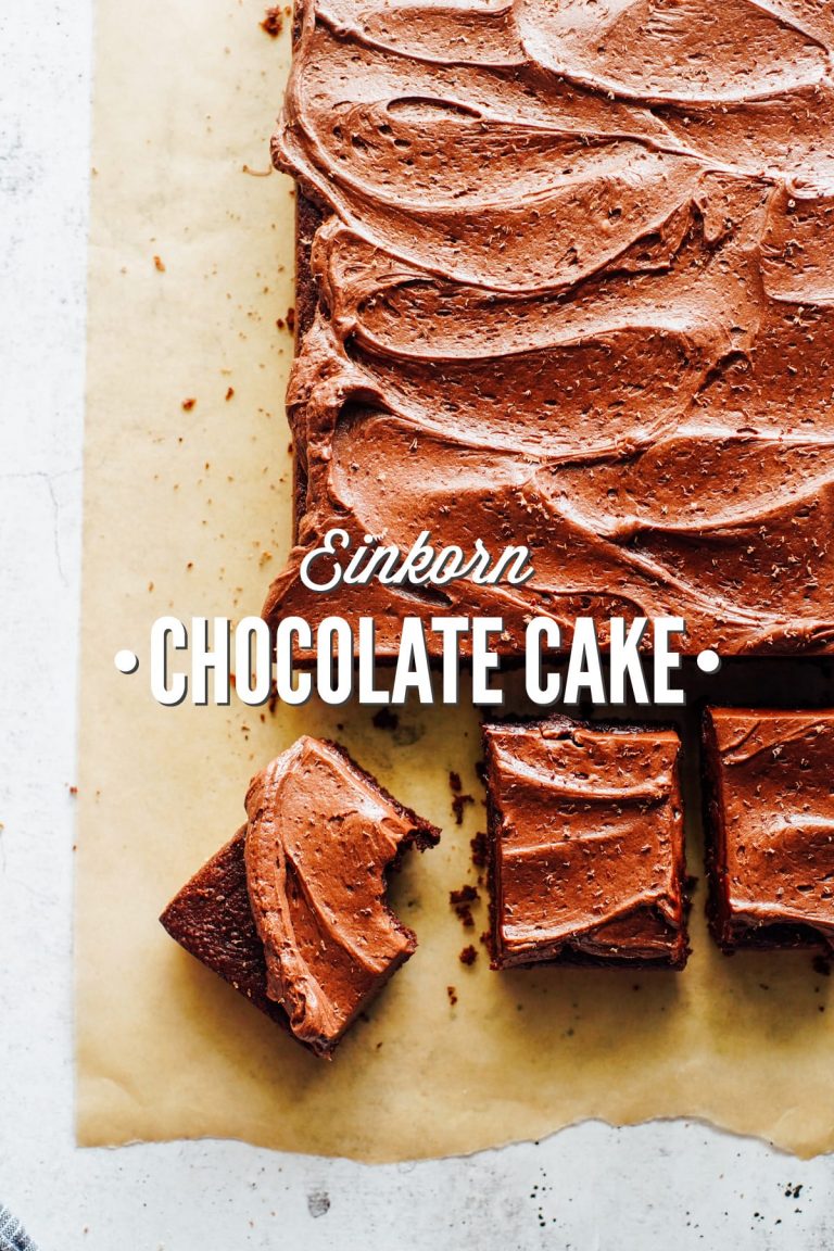 Einkorn Chocolate Cake Recipe