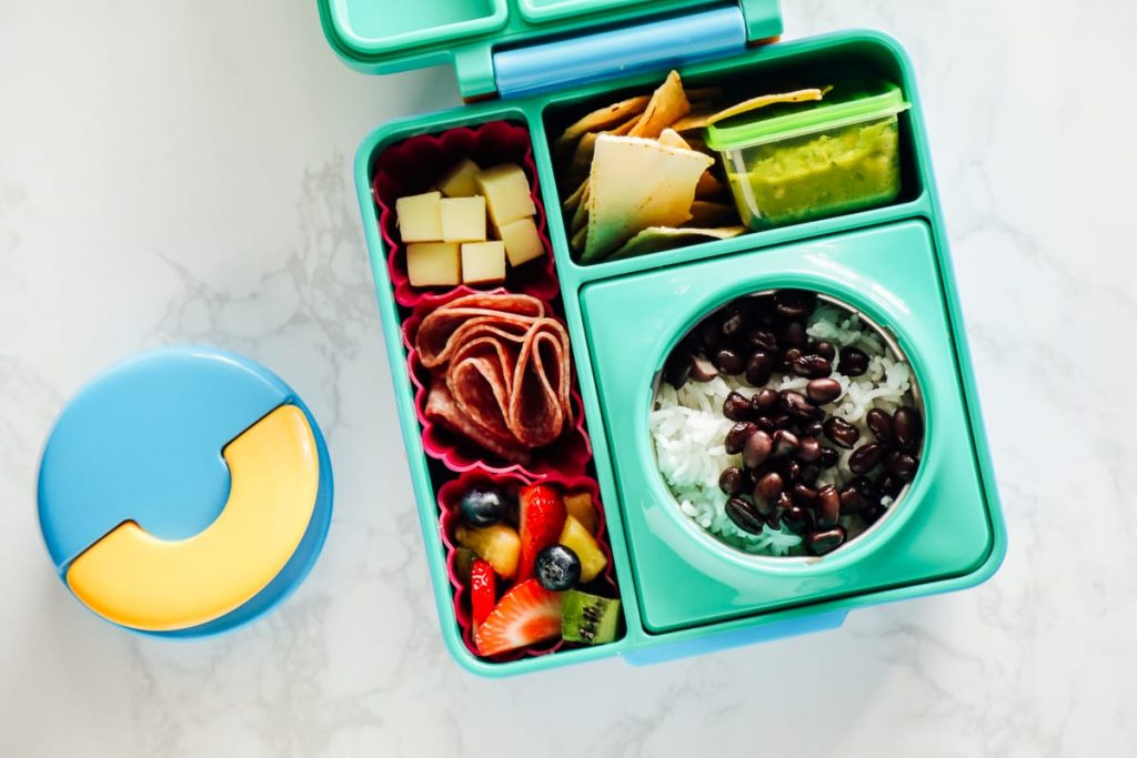 Healthy Lunchbox Idea: Black beans and rice