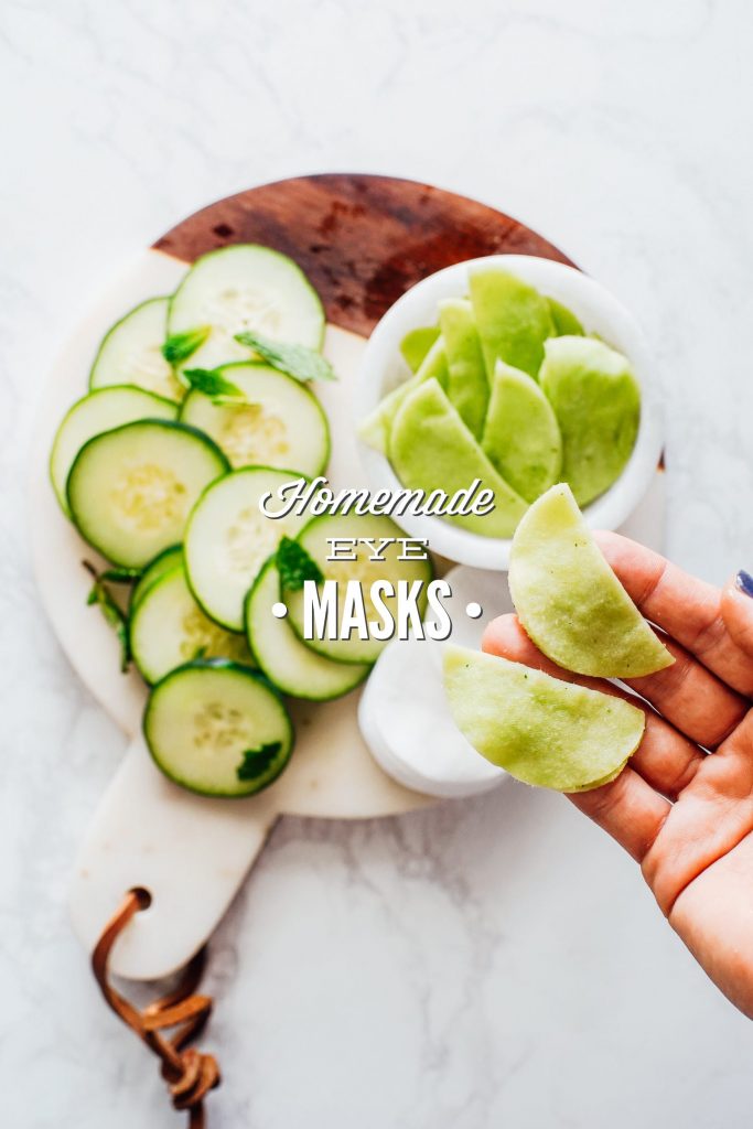 Homemade Eye Masks (De-Puffing and Soothing)