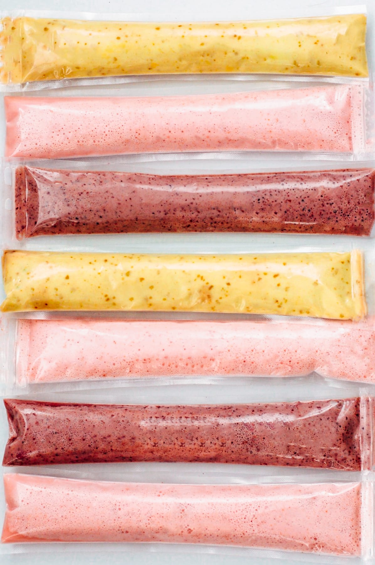 healthy kids school snack ideas: Yogurt tubes for school snack