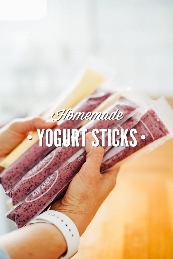 homemade yogurt sticks