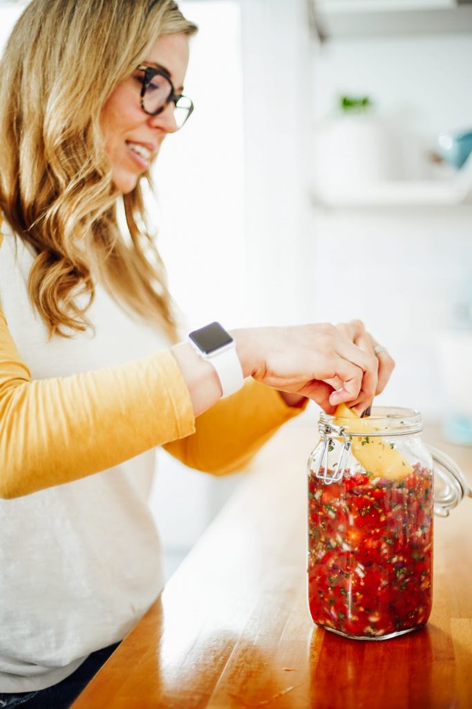 adding a weight before fermentation