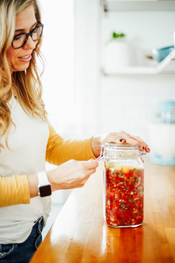 fermenting salsa