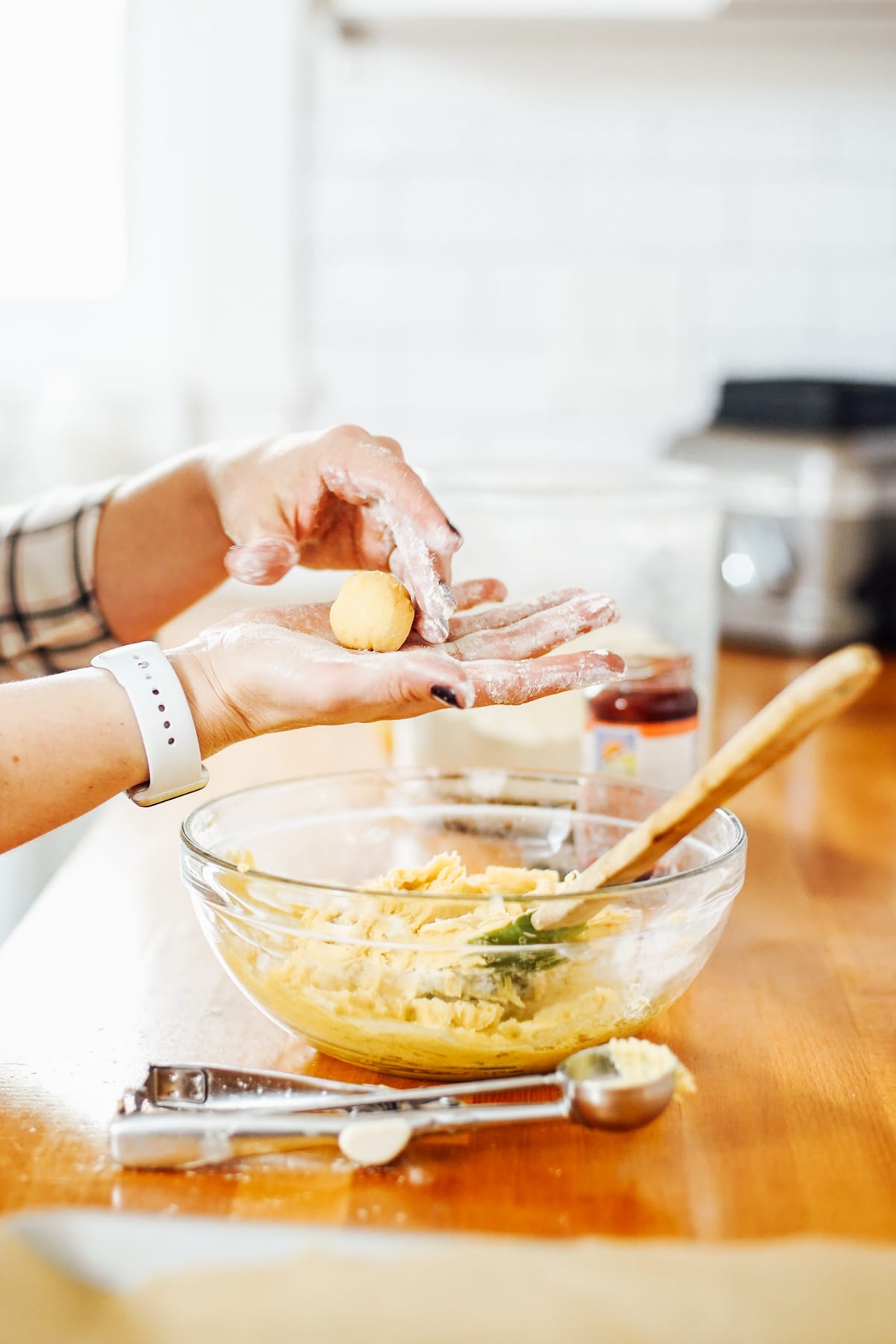 Einkorn Jam Thumbprint Cookies