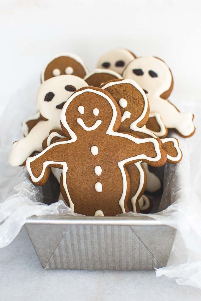 einkorn maple gingerbread men from Nourished Kitchen