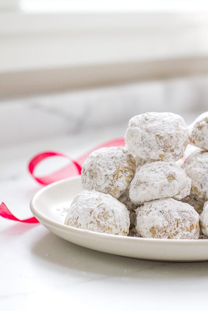 einkorn snowball cookies from Jovial Foods