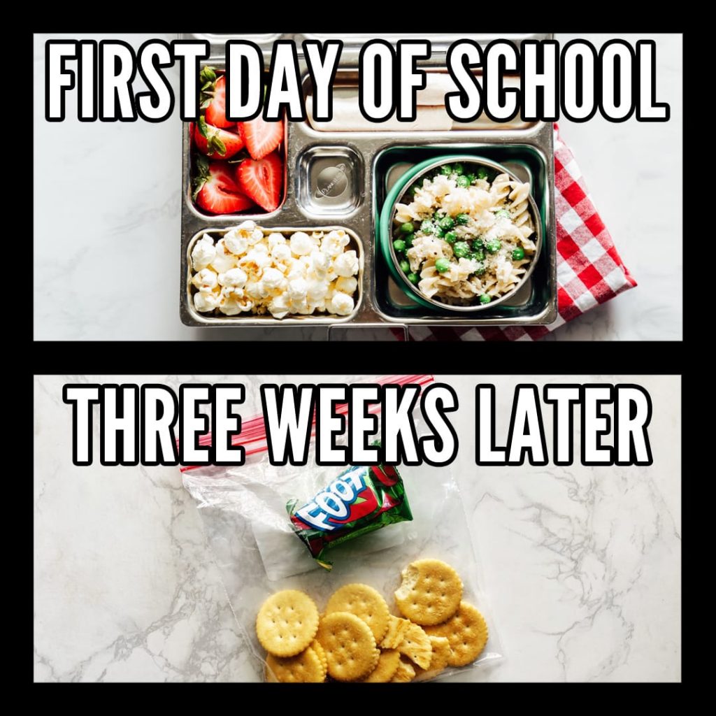 School lunch meme 