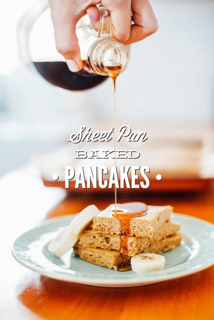 Baked Sheet Pan Einkorn Pancakes 