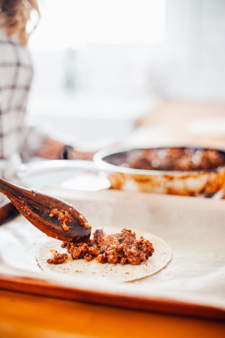 Baked Ground Beef Taquitos - Live Simply