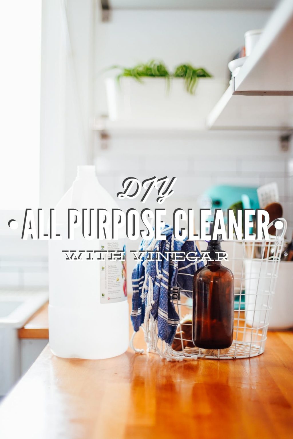 DIY All Purpose Cleaner with Vinegar Live Simply