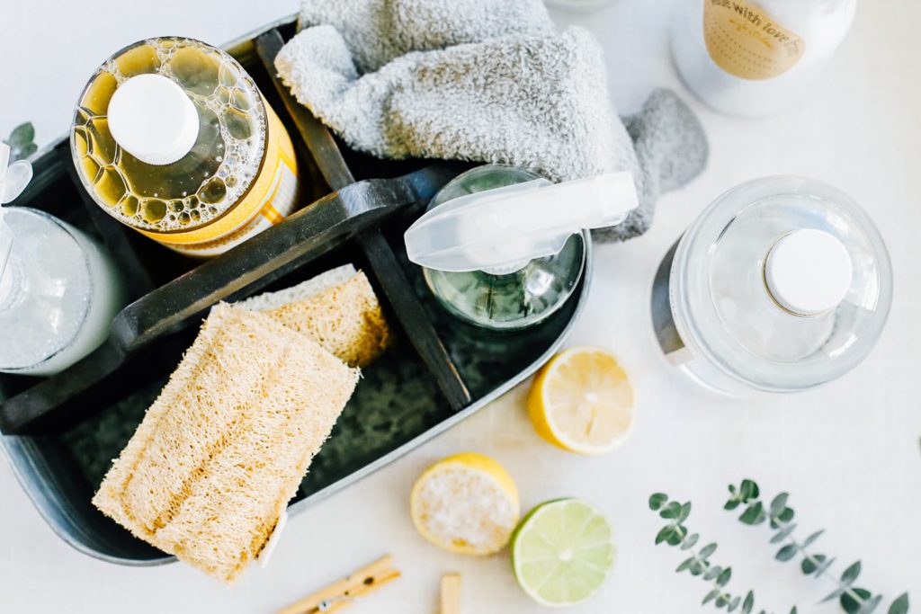 11 Natural Cleaning Caddy Essentials - Live Simply