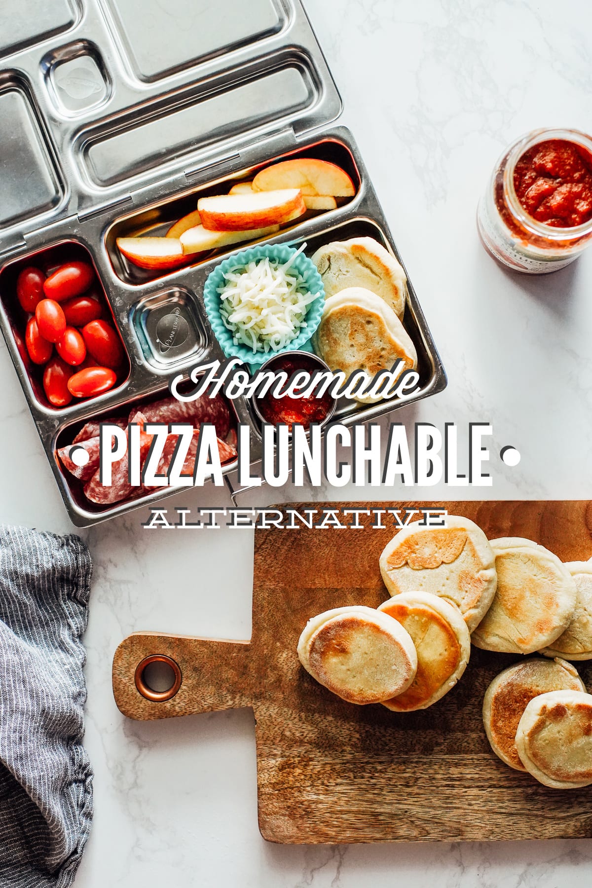 Homemade Pizza Lunchable Alternative