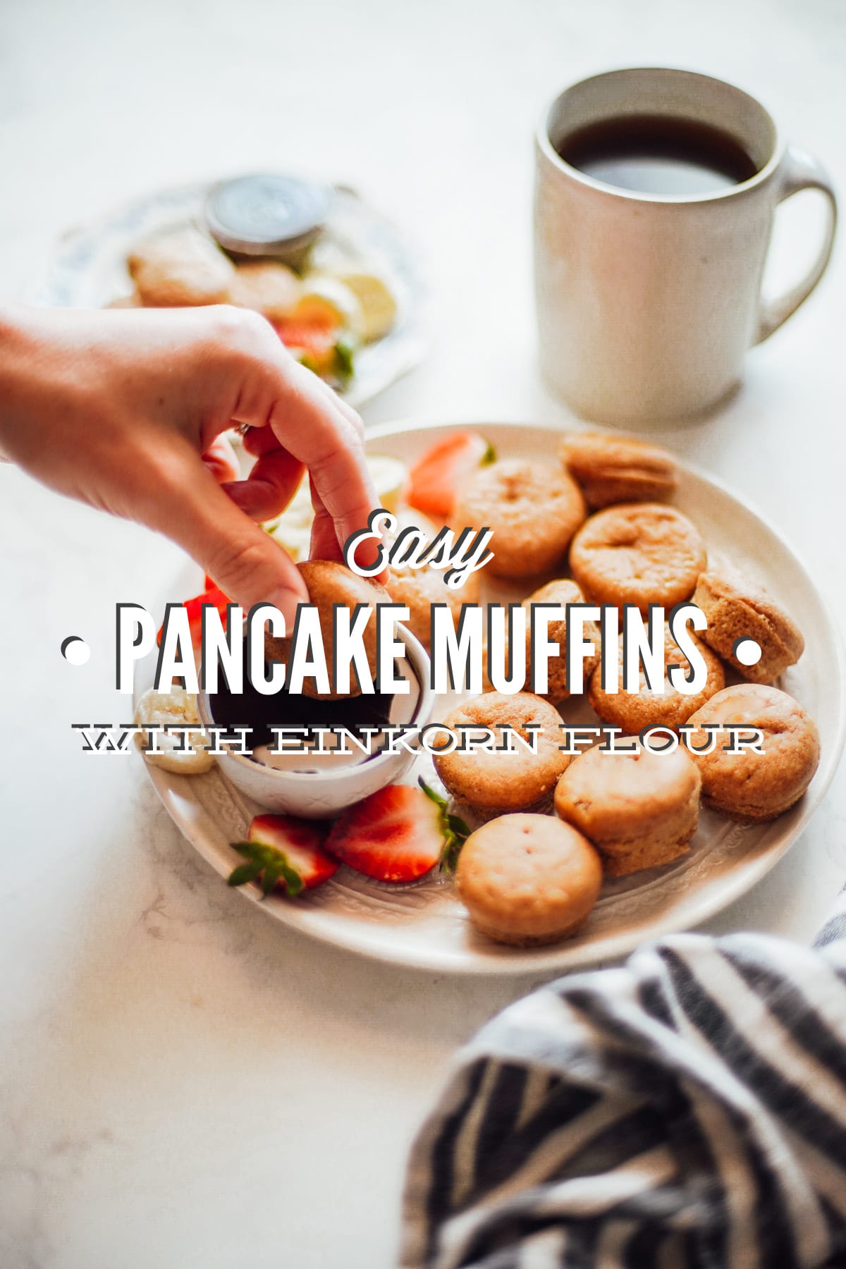 Easy Mini Pancake Muffins (With Einkorn Flour)