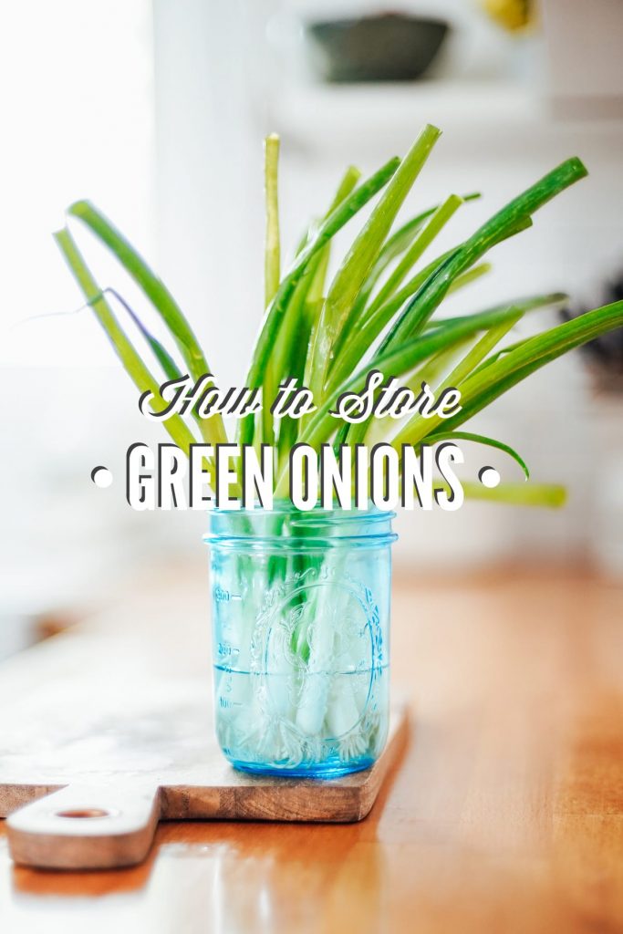 how to store green onions