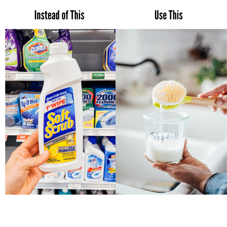 Easy Homemade Sink and Tub Cleaner Live Simply