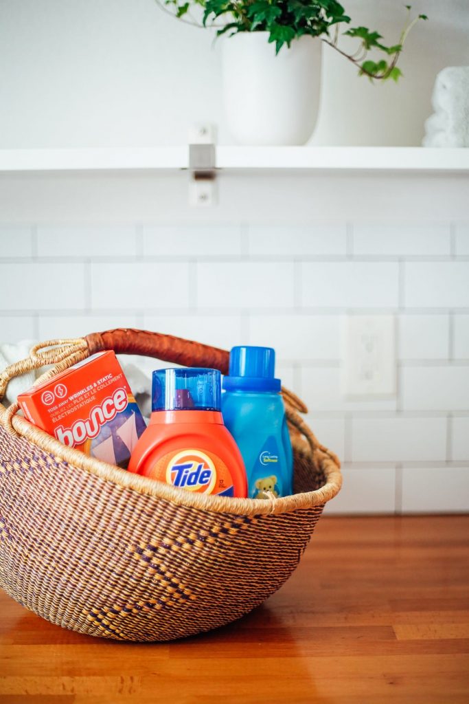 A Housewarming Gift - a Non-Toxic Cleaning Supply Basket 