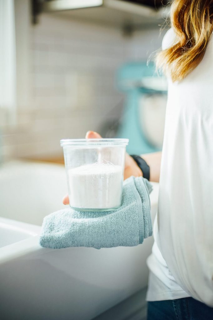 homemade sink scrub 