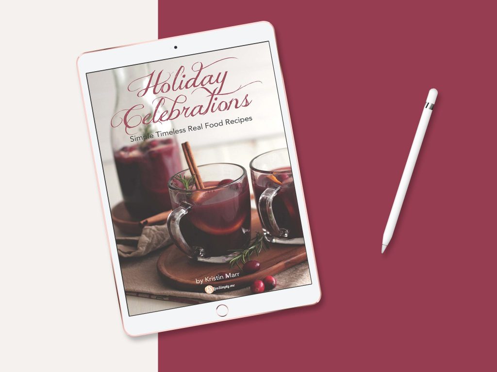 Live Simply Holiday Cookbook