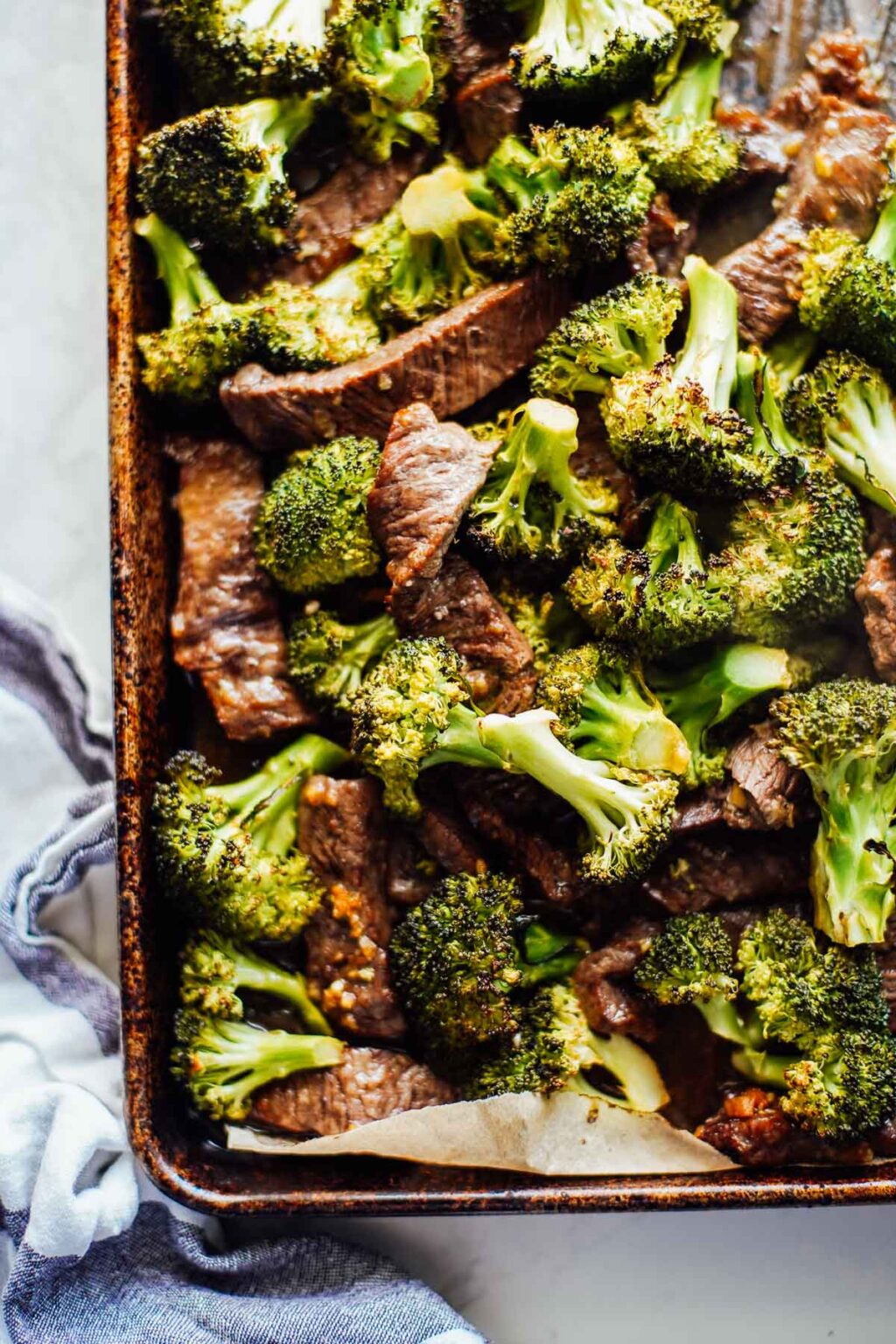 Healthy Beef and Broccoli (Easy Sheet Pan Recipe) - Live Simply