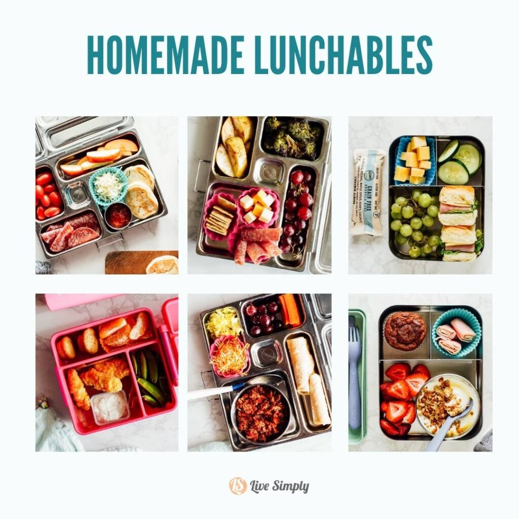 How to Make DIY Homemade Lunchables (8 Ways)