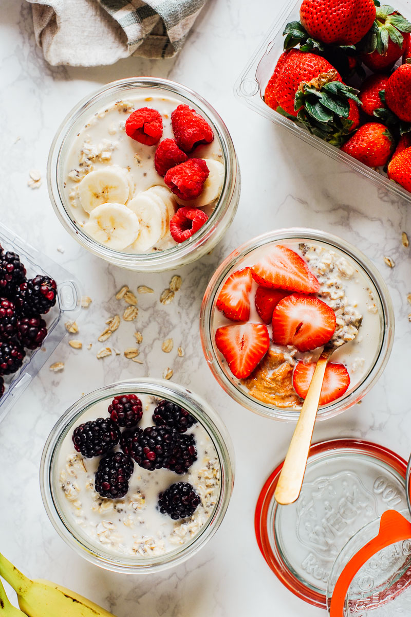 High Protein Overnight Oats Without Yogurt
