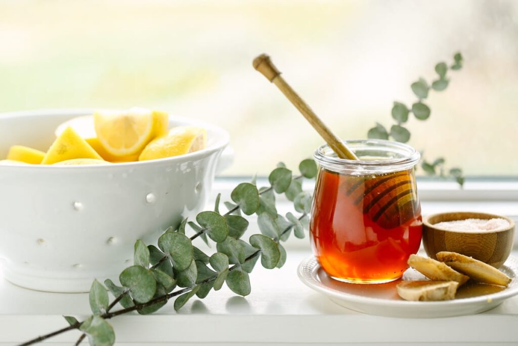 Honey Lemon Ginger Tea (For a Sore Throat) - Live Simply