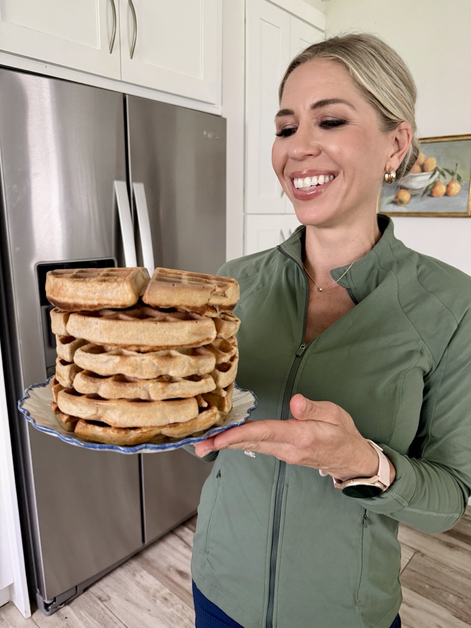 High Protein Waffles Recipe (21g Protein, 3 Ingredients & Freezer-Friendly)