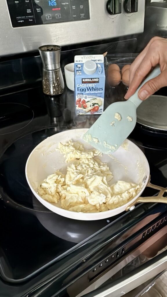 High Protein Egg White Scramble